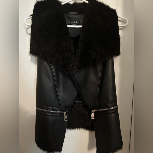 Bebe Vest Faux Fur - Picture 1 of 4